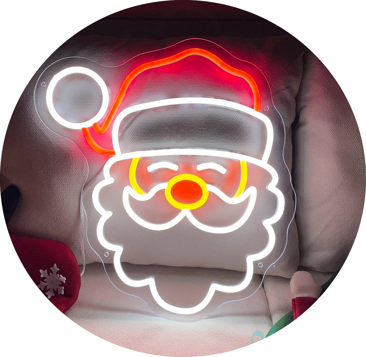Santa Clause Neon Sign