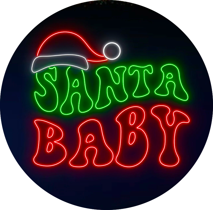 Santa Baby Neon Sign