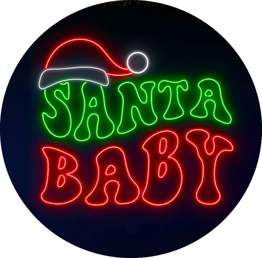 Santa Baby Neon Sign