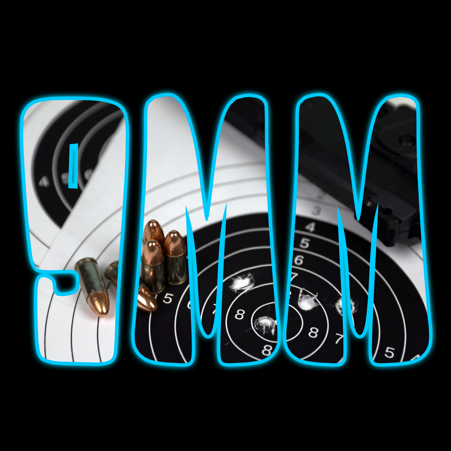 9mm Target (NeonDreams x Swiss Shooting Range)