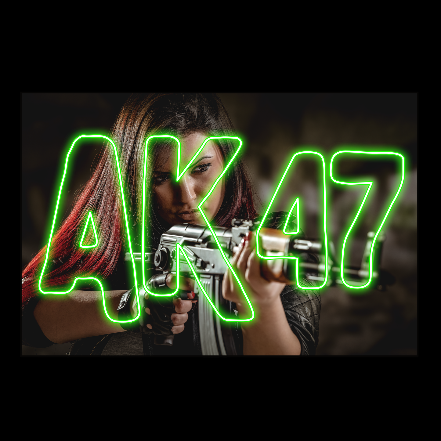 AK47 Girl (NeonDreams x Swiss Shooting Range)