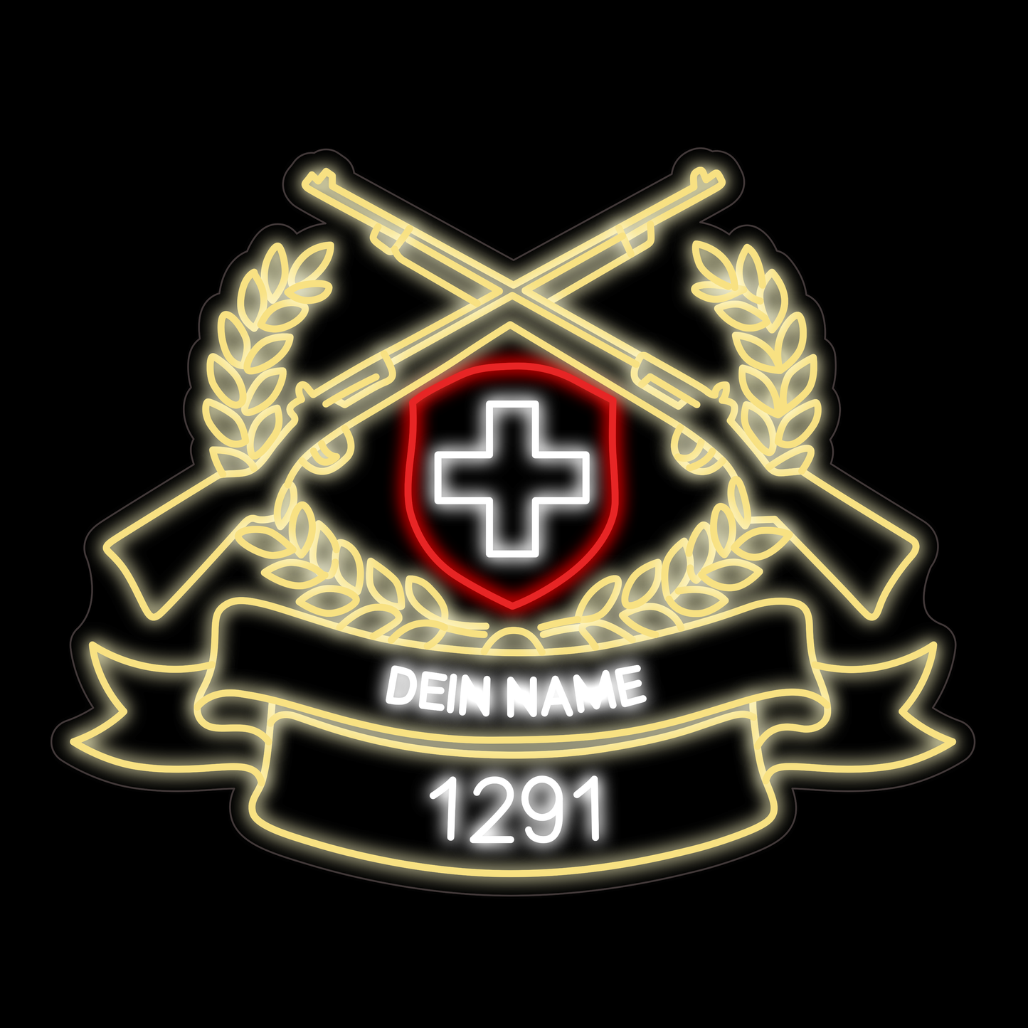 Individuelles Emblem (NeonDreams x Swiss Shooting Range)