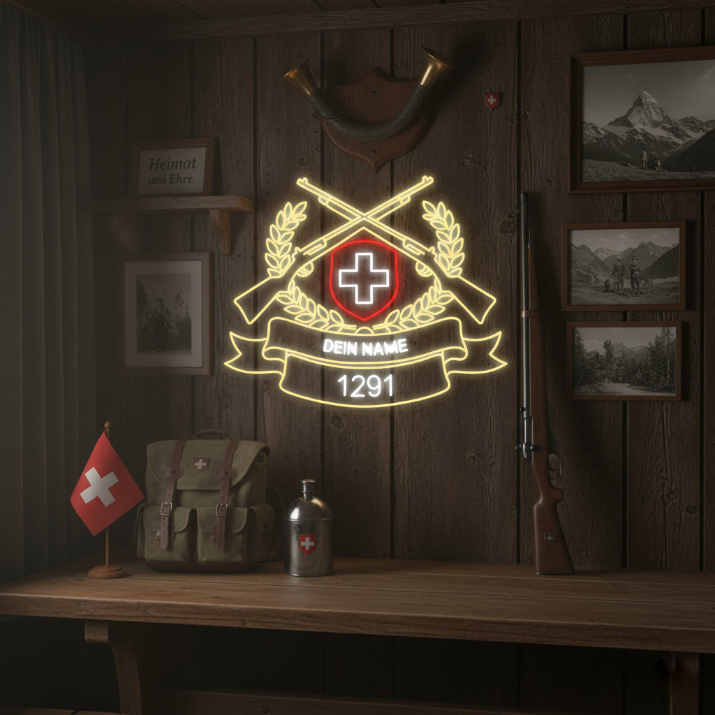 Individuelles Emblem (NeonDreams x Swiss Shooting Range)