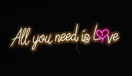 All You Need is Love - Neon Sign Rental